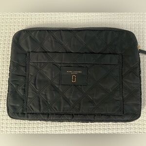 Marc Jacobs Black Nylon Knot 13” Laptop Case – Sleek and Stylish Protection